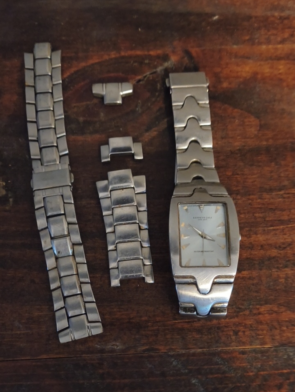 Kenneth Cole Mens Watch Parts One Complete Not Working Various Band Pieces